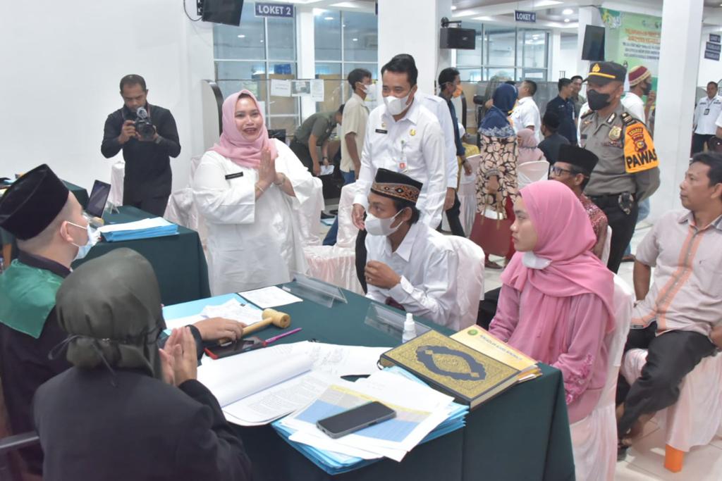 Jamin Legalitas Masyarakat, Implementasi Program ''Bermasa'' Disdukcapil, PA Dan Kemenag Gelar Sidan