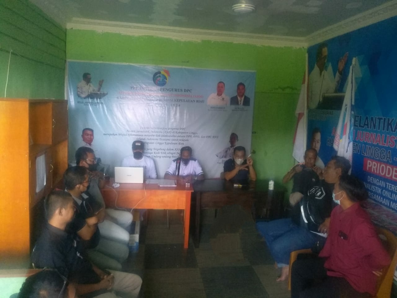 DPC AJOI Kabupaten Lingga Gelar Rakor