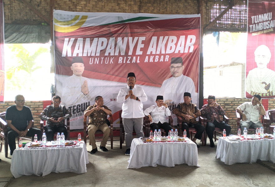 Di Kampanye Akbarnya, Dr HM Rizal Akbar M.Phil Ajak Masyarakat Cerdas Memilih