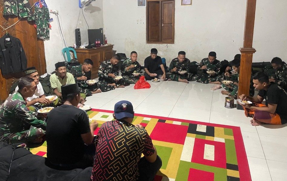 Kehangatan Pos 1 Kesongo: Ketika Satgas TMMD 129 Bojonegoro dan Warga Menyatu Tanpa Sekat
