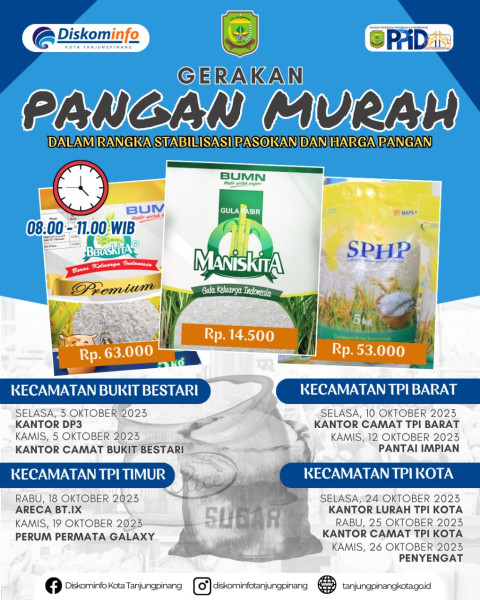 Tekan Harga Beras, Pemko Gelar SPHP di Sembilan Titik