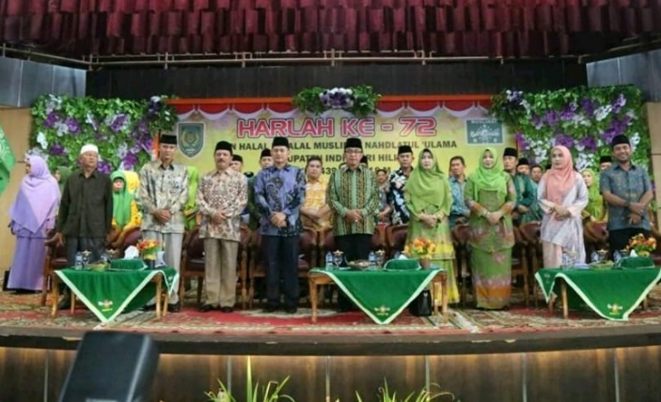 Bupati Inhil Hadiri Peringatan Harlah Muslimat NU Ke-72