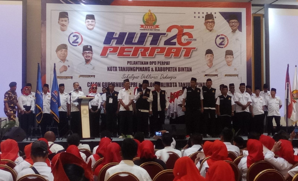 Bergelora HUT Perpat ke 25THN di Trans Convention Center kota Tanjungpinang