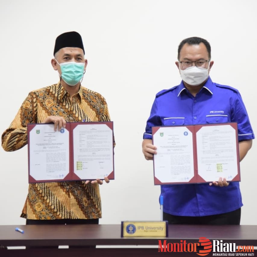 Pemko Dumai dan IPB Teken MoU Kerjasama Pendidikan, Penelitian dan Pengabdian Masyarakat