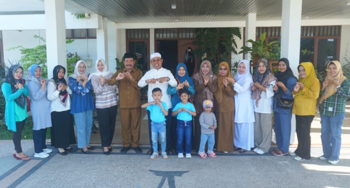 PJ Bupati Inhil Lepas Kontingen Lomba Dalam Rangka HUT PP PAUD Ke-67