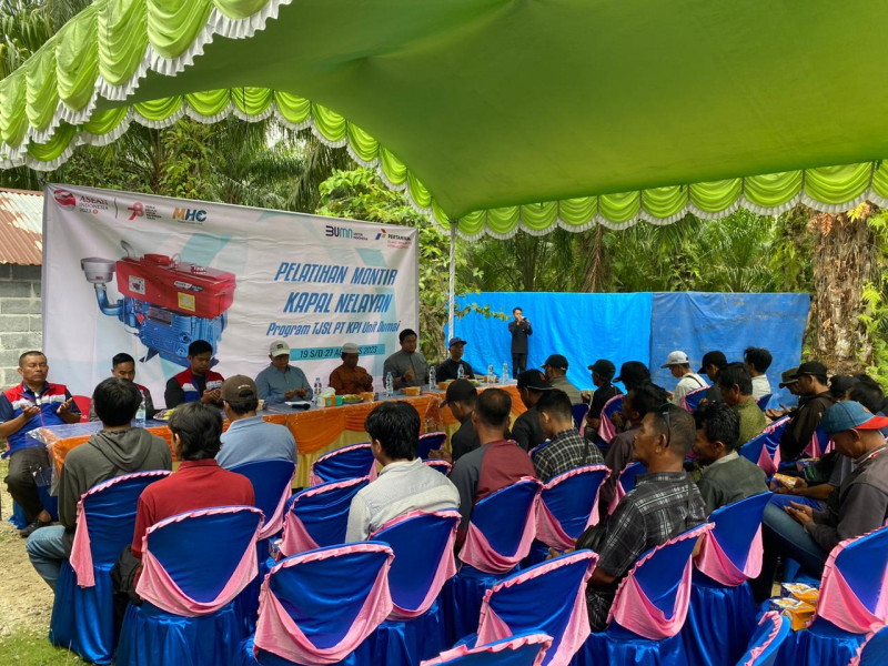 Tingkatkan Skill Nelayan, PT KPI Unit Dumai Gelar Pelatihan Montir Kapal