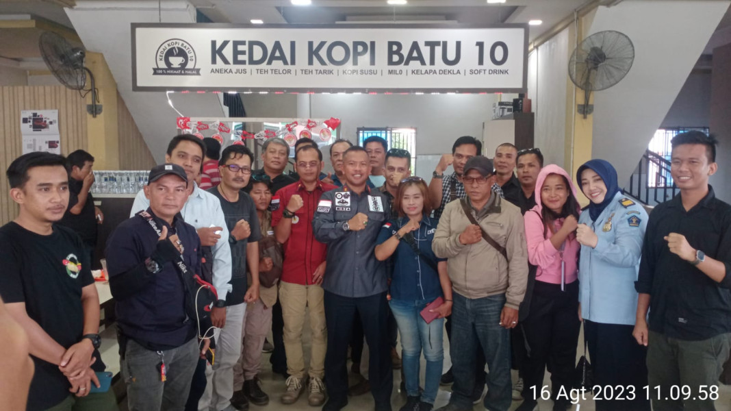 Imgrasi kota Tanjungpinang Mengadakan Coffe Morning bersama Insan Pers