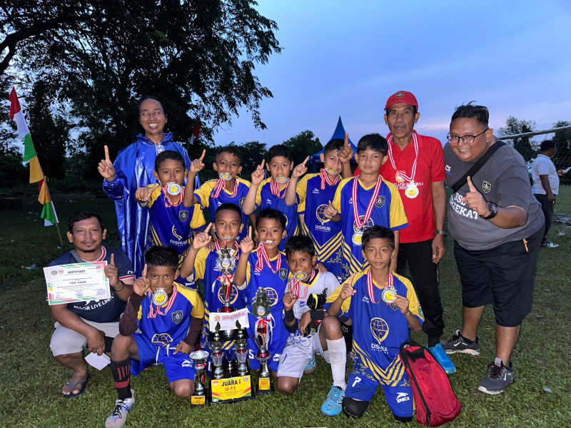 Kemenangan 100 Persen, SSB Persekat U-11 Juarai Turnamen Teduh Cup XV