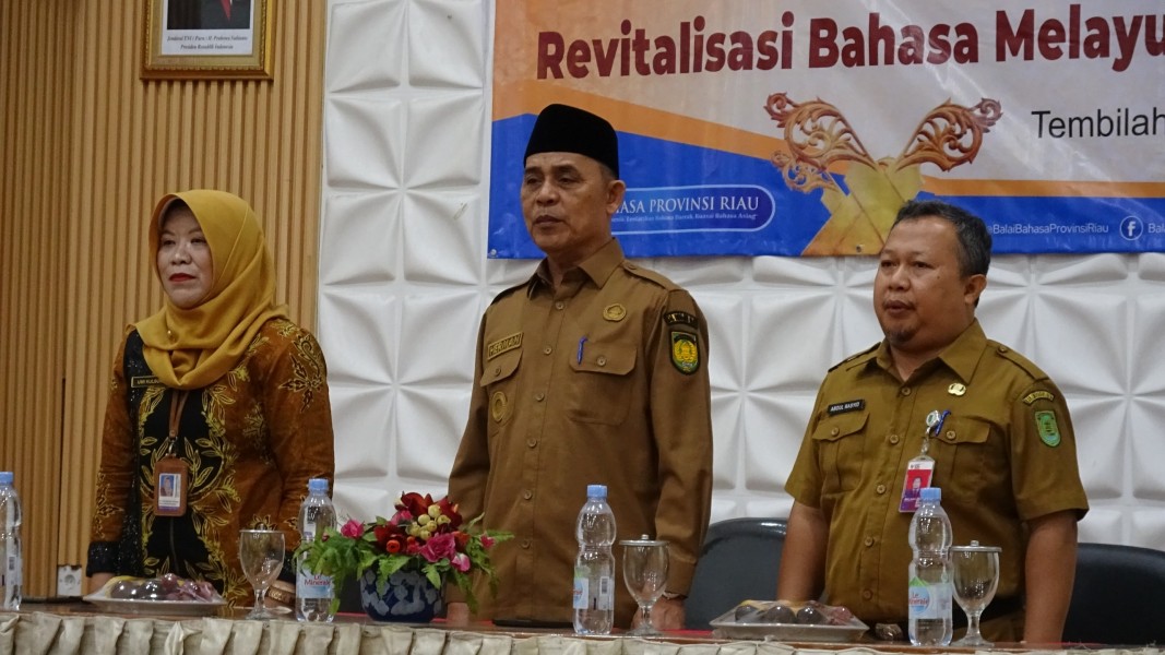 Herman: Pemda Inhil Komitmen Jaga Kelestarian Bahasa Melayu Riau