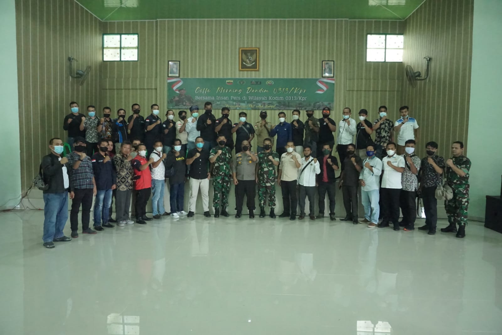 Dandim 0313/KPR Undang Wartawan dari Tiga Kabupaten di Riau 