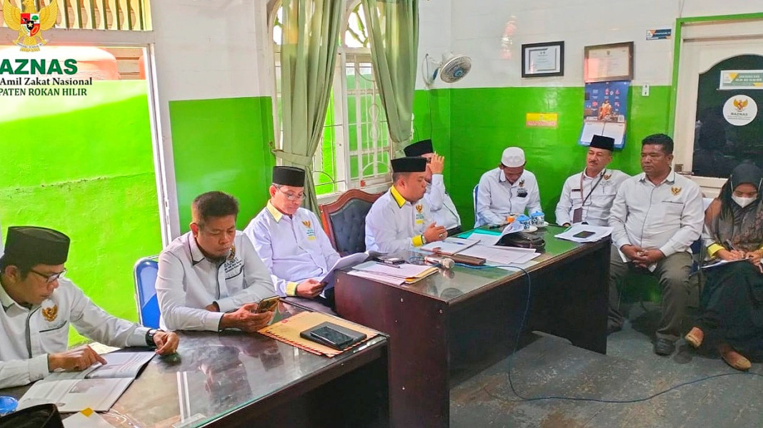 Baznas Rokan Hilir Gelar Rapat Perdana
