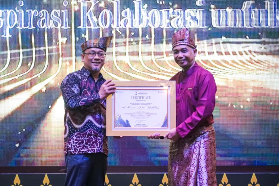Wako Paisal Terima Penghargaan Dalam Tribun Pekanbaru Awards 2026