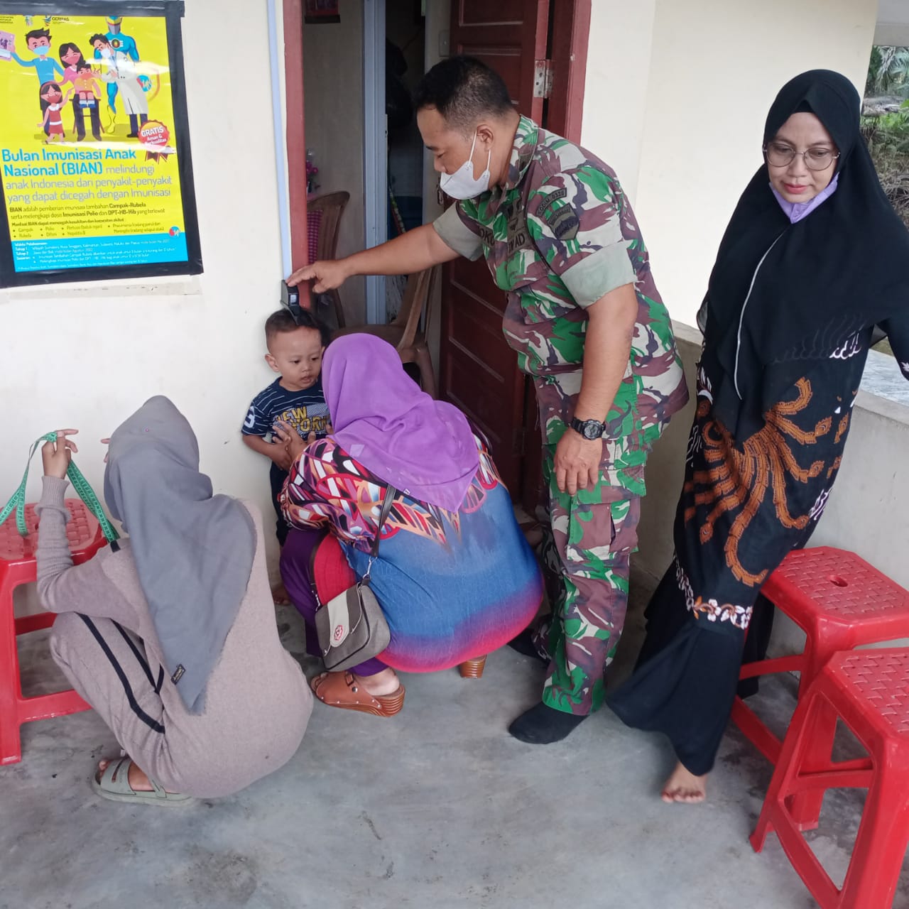 Pelda Joko Pantau Kegiatan Posyandu