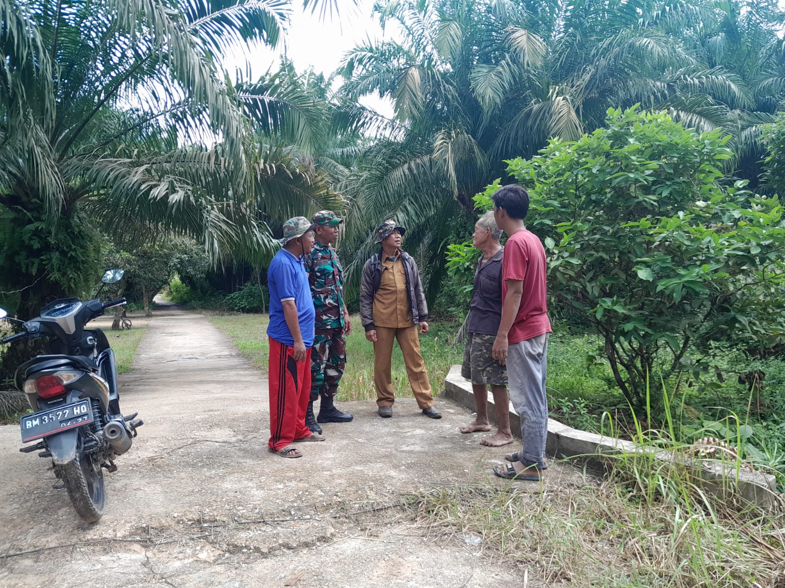 Sertu Aslim Lubis Laksanakan Sosialisasi Pencegahan Karhutla