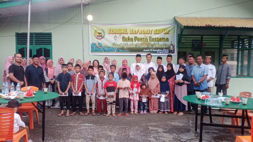 Koramil 02 Laksanakan Kegiatan Buka Bersama Dengan Masyarakat