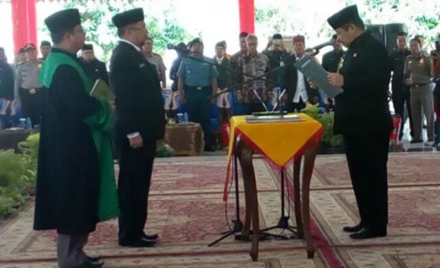 Bustami HY Dilantik jadi Sekda Definitif Bengkalis