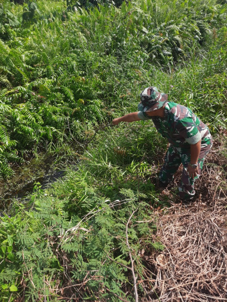 Pelda Hendrianto Monitoring Wilayah Cegah Karhutla