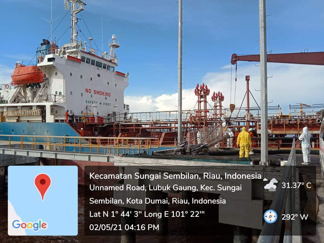 Bersandar di Dumai, ABK Asal India Terkonfirmasi Positif Covid-19