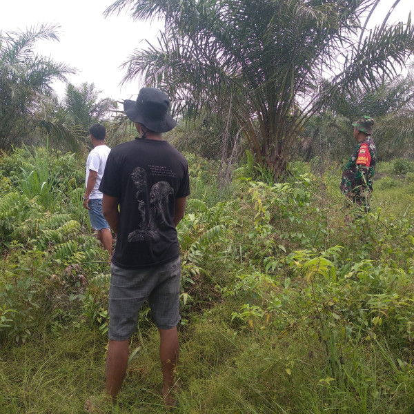 Babinsa Kelurahan Pelintung, Sertu Misriyadi, Gencar Sosialisasikan Pencegahan Karlahut
