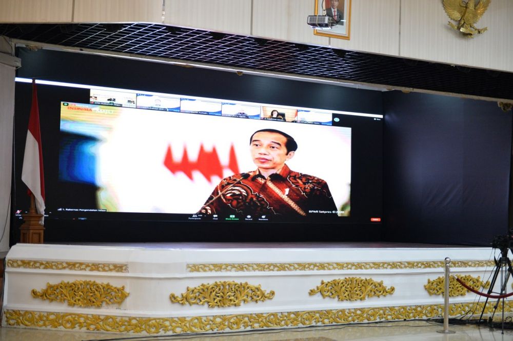 Jokowi Harap Pemda Bisa Memberikan Informasi Yang Positif Terkait Covid19