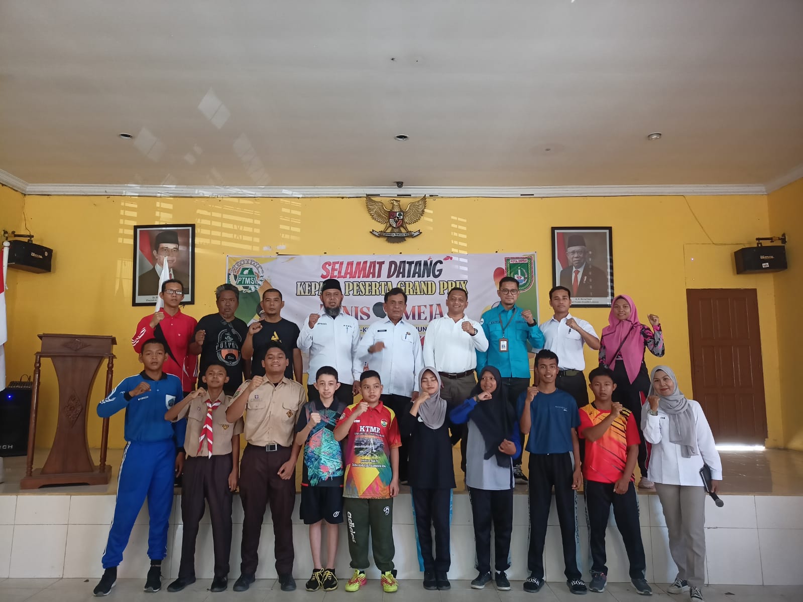 GP Liga Pelajar Tenis Meja Tajaan PTMSI Dumai Resmi Digelar