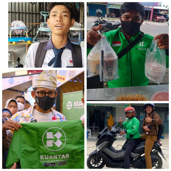 Seorang Pelajar Mengaku di Mudahkan Dengan Hadirnya Aplikasi Kuantar Untuk Antar dan Jemput Sekolah