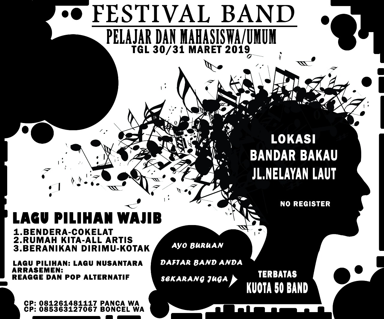 Disdikbud Dumai Akan Gelar Festival Band Pelajar dan Mahasiswa/Umum se Riau