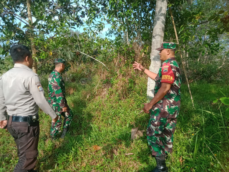 Pelaksanaan Patroli Rutin Oleh Babinsa Koramil 06 Merbau Untuk Mencegah Karhutla