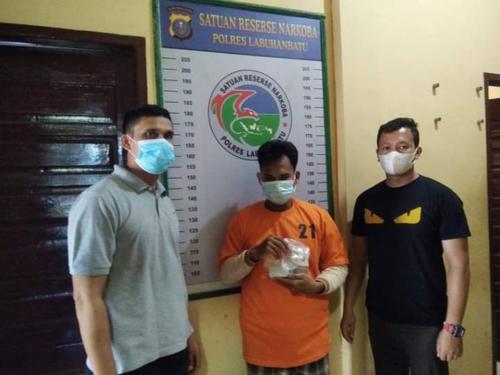 Satnarkoba Polres Labuhanbatu Ringkus BD Sabu Berkedok Jualan Mie Sop