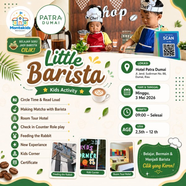 Patra Dumai dan Montakids Mengadakan Kelas Life Skill Anak-anak