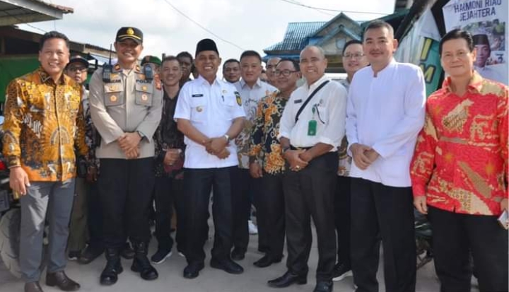 Pj Bupati Inhil Resmikan Sekolah Yayasan Vihara Dharma Surya Teluk Pinang
