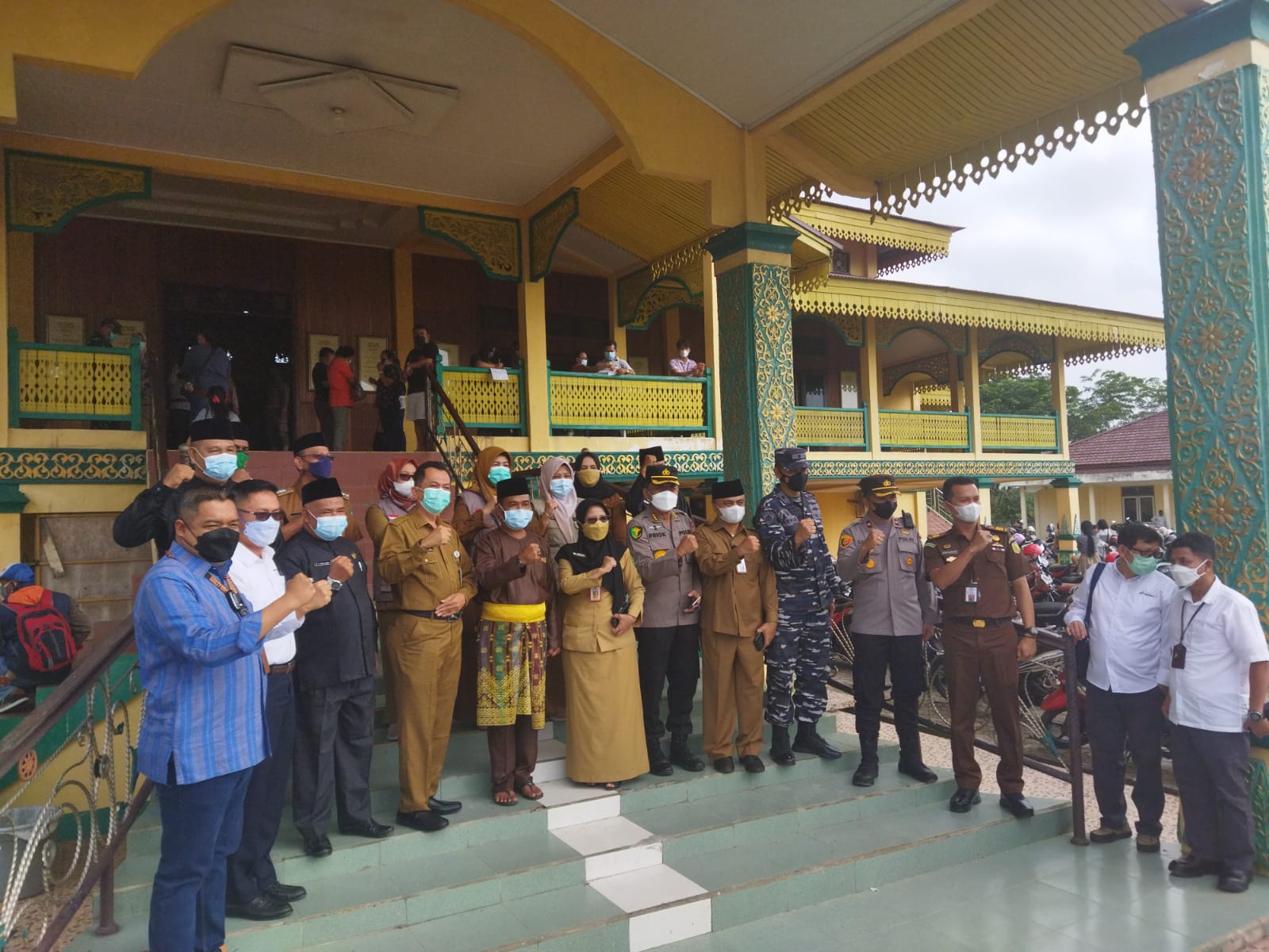 Gerakan Seribu Vaksin LAM-R Dumai Dihadiri Kadiskes Riau