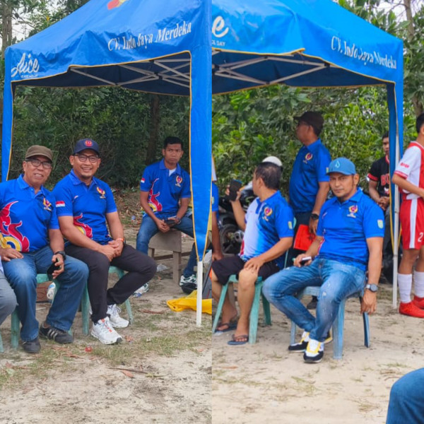 Ketua KONI Dumai dan Ketua ASKOT PSSI Tinjau Pelaksanaan Kejurkot Sepakbola