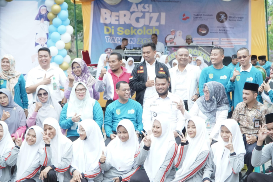 Pemkab Rohil Gelar Aksi Pemberian Gizi