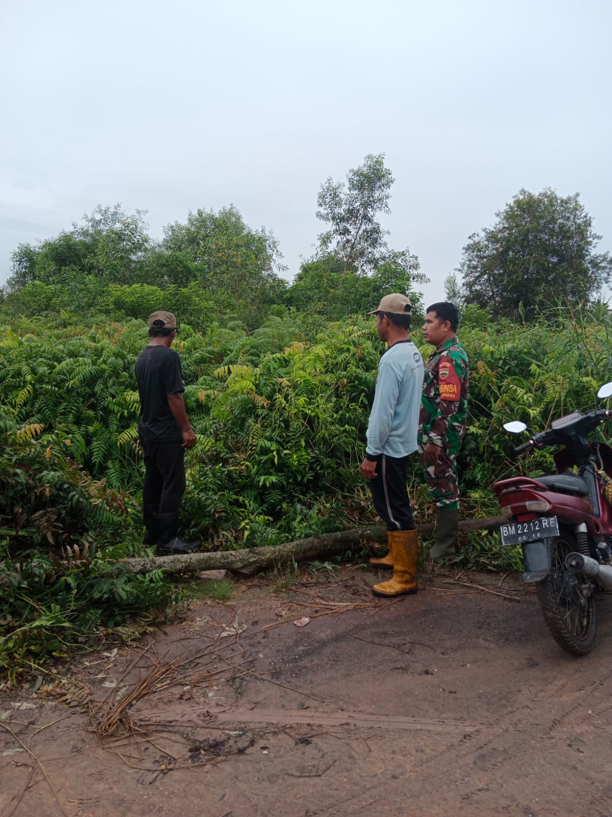 Sertu Mahyudin Laksanakan Patroli Cegah Karhutla