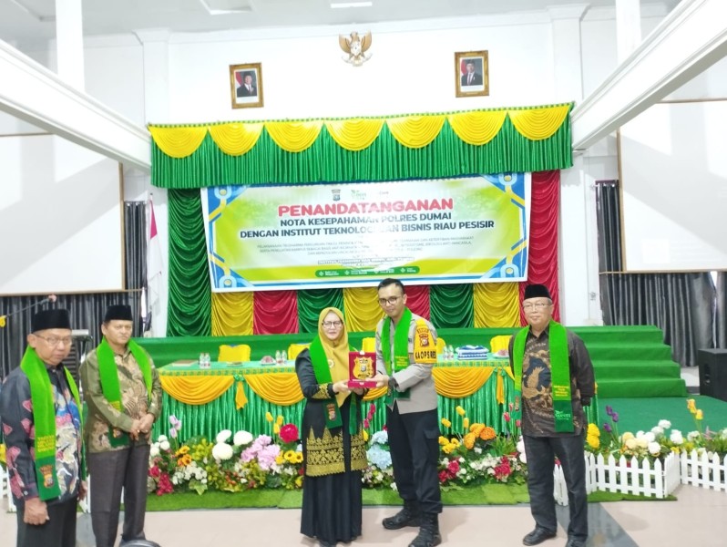 Perkuat Sinergi Pendidikan dan Keamanan, Polres Dumai Teken MoU Strategis dengan ITB Riau Pesisir