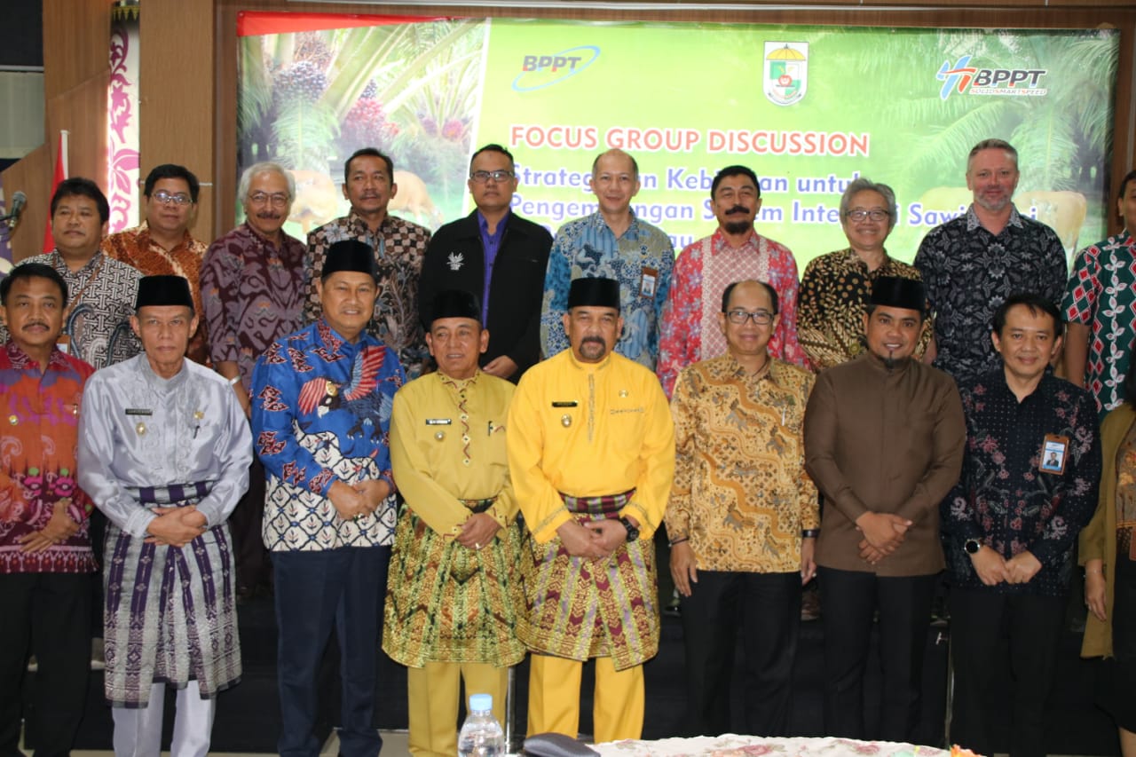 BPPT Bersama Pemkab Pelalawan Taja FGD Dalam Pengembangan Sawit Sapi