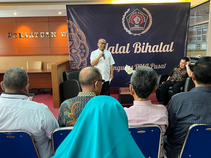Atal S Depari Kemukakan Rencana Kongres PWI September Nanti  di Halal Bihalal PWI Pusat