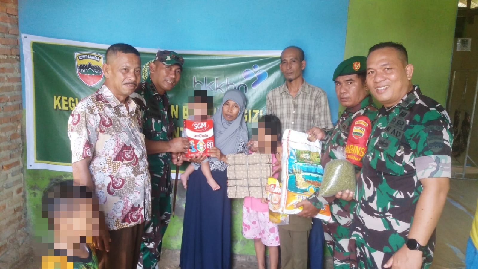Dandim 0320/Dumai Serahkan Bantuan Untuk Anak Stunting