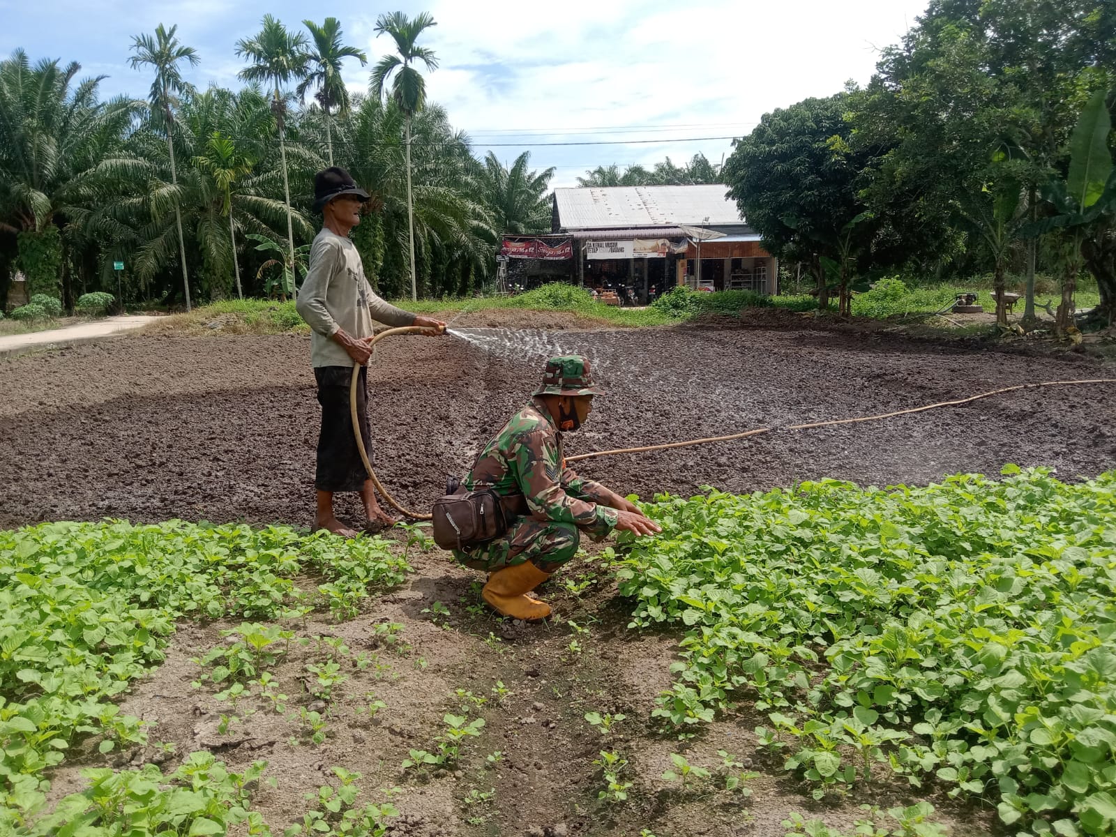 Serka Suandi Laksanakan Pendampingan Karya Nyata dan Pencegahan Karhutla