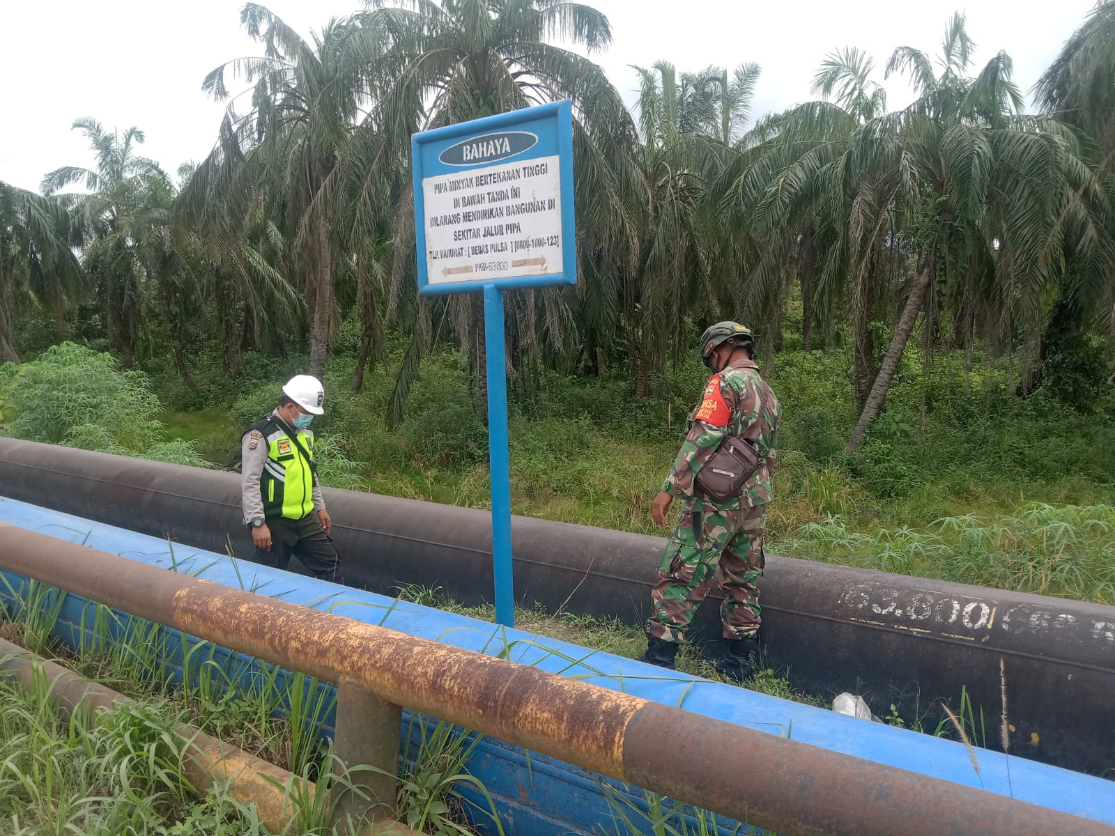 Serka Suandi Laksanakan Pengecekan Pipa PHR