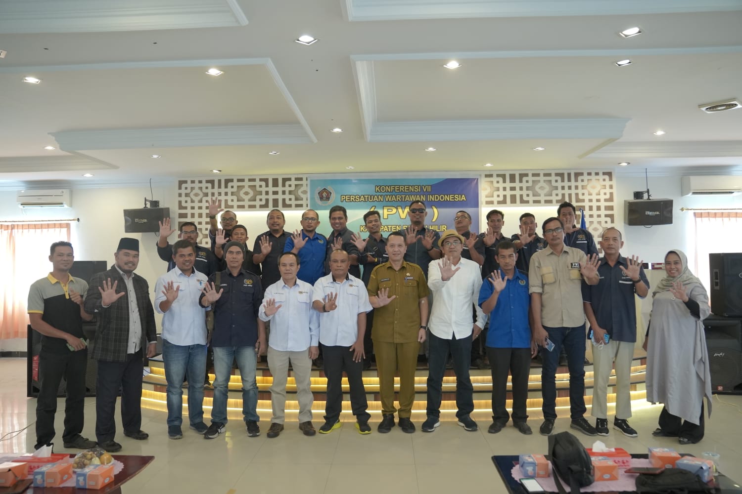 Masrul Gusti Resmi Terpilih Jadi Ketua PWI Rohil