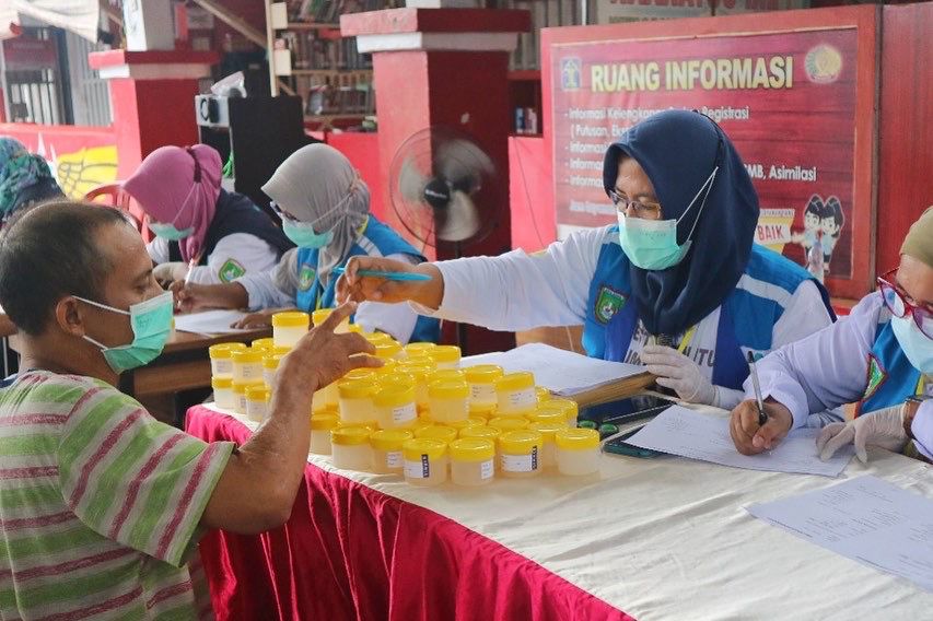 PKBI Kota Dumai dan Rutan Dumai Gelar Penyuluhan Serta Penjaringan TB