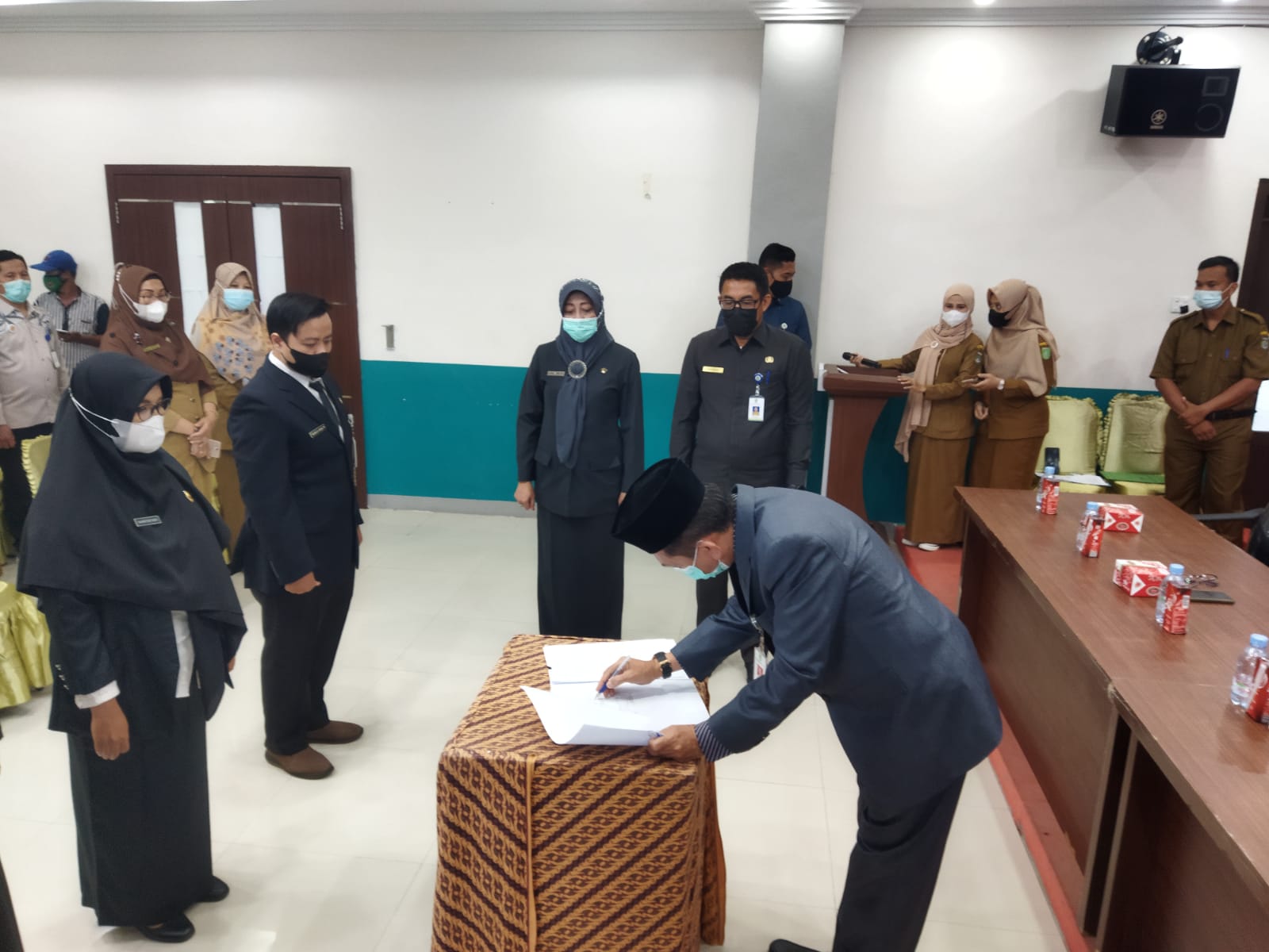 Asisten II  Setdako Dumai Lantik Pejabat Fungsional di Lingkungan Pemko