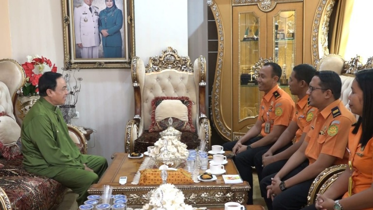 Bupati Inhil Lakukan Koordinasi Rencana Pembangunan Gedung Pos SAR Tembilahan