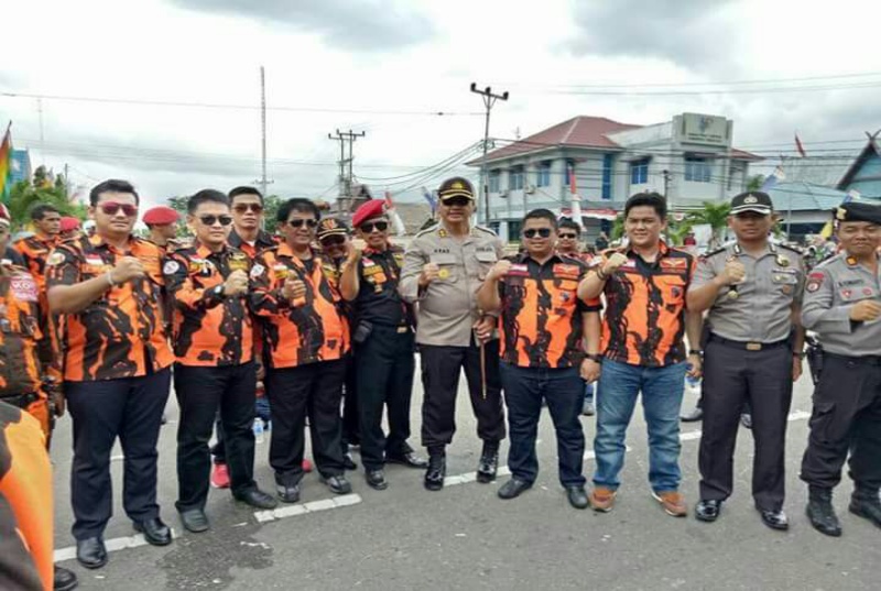 Ketua MPC Pemuda Pancasila Bengkalis, Turun Untuk Menenangkan Massa