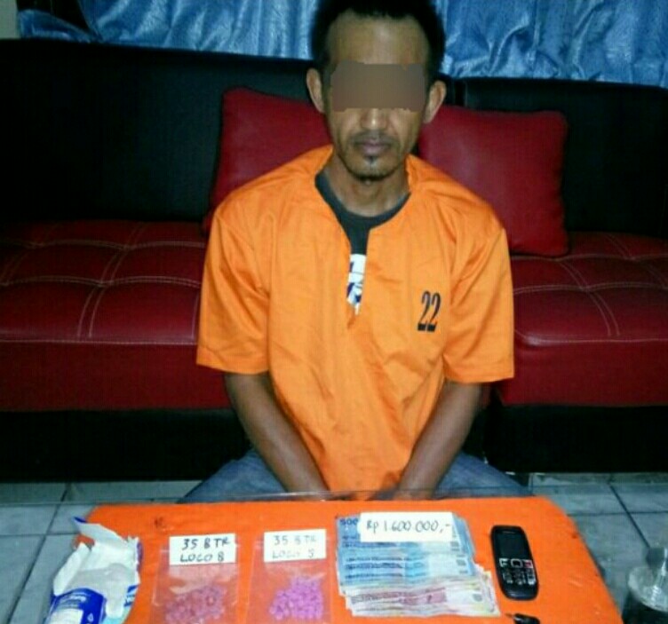 Polres Inhil Amankan Pemilik Puluhan Butir Pil Ekstasi