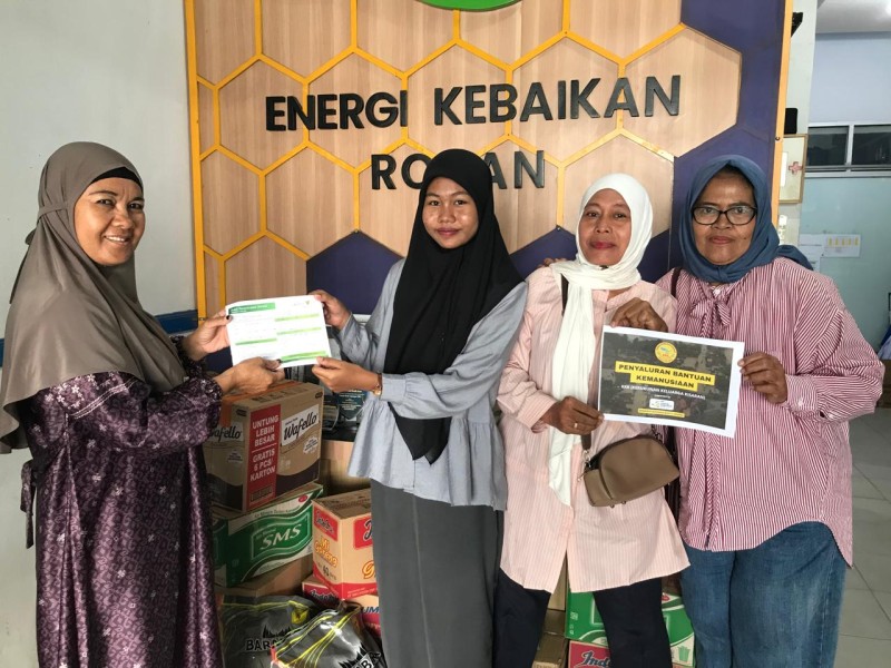 KKK Pekanbaru Salurkan Bantuan Sosial untuk Korban Bencana Alam Sumatera