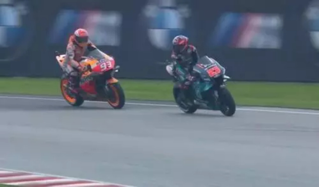 Detik-Detik Marquez Terpental di Kualifikasi MotoGP Malaysia 2019