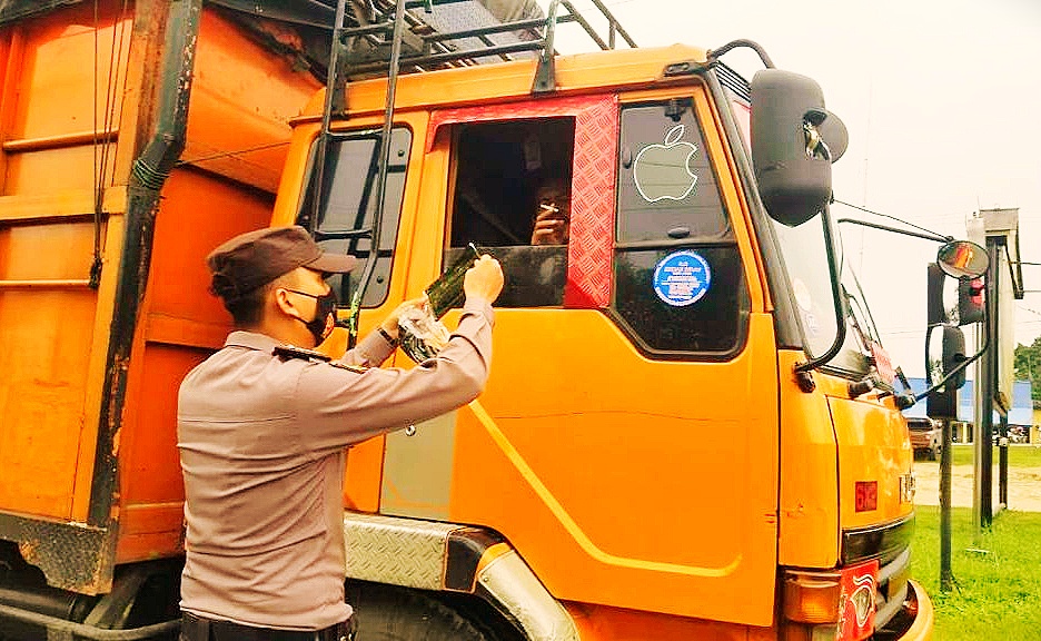 Polres Rohil Gelar Yustisi Penegakan Hukum Imbau Masyarakat Tetap Patuh Prokes